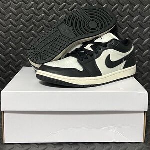 Nike Air Jordan 1 Low SE Vintage Panda Sail Black‎ Womens Sizes Mens Sizes